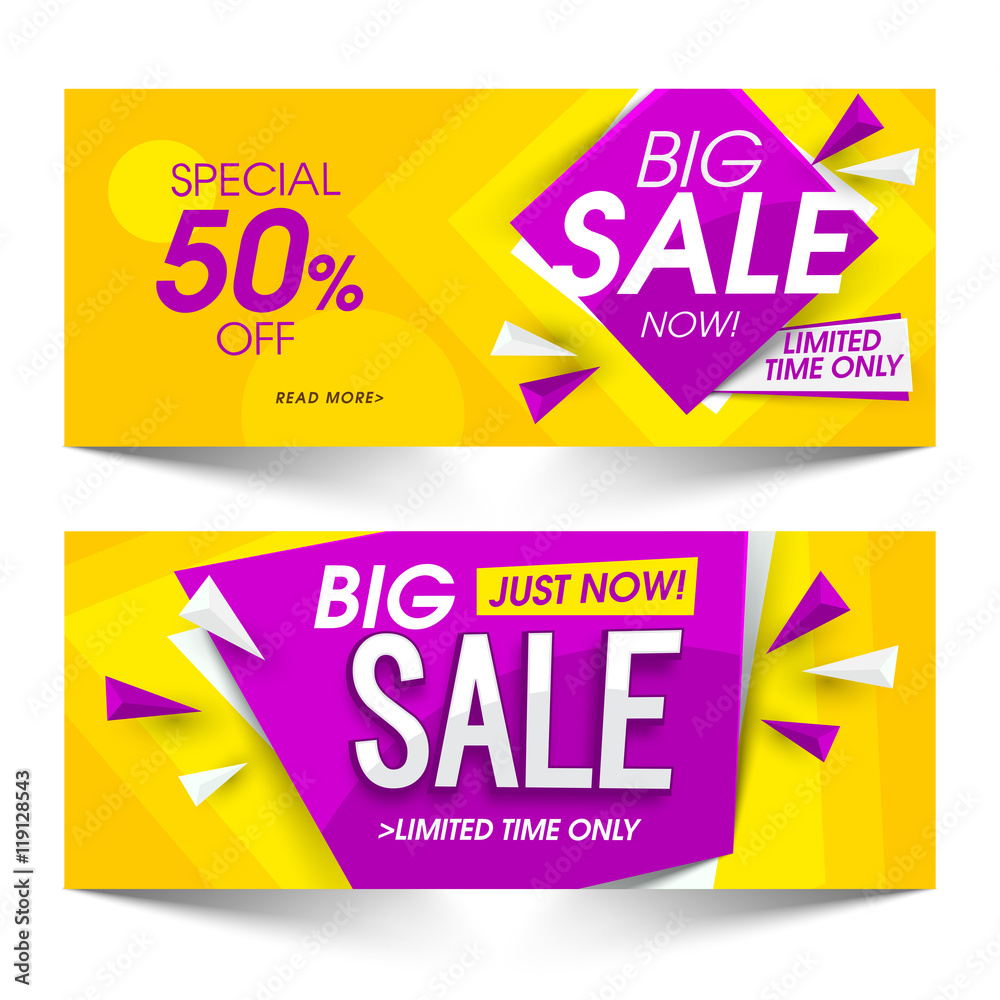 Sale Website Header or Banner. Sale Website Header or Banner.