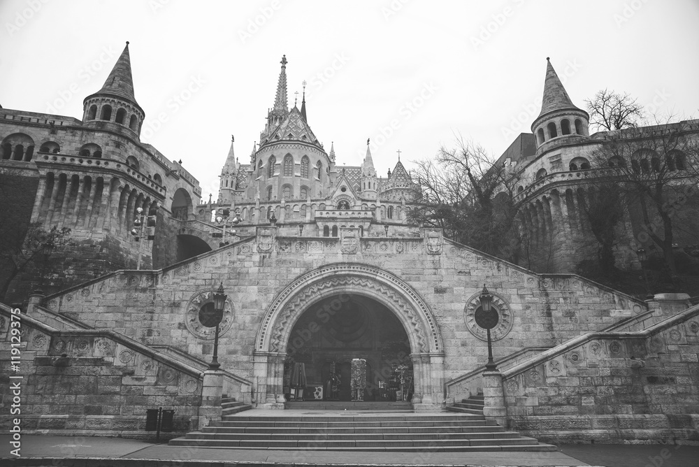 Obraz premium Fisherman's Bastion in Budapest 