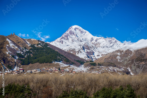 Mount Kazbek in Georgia