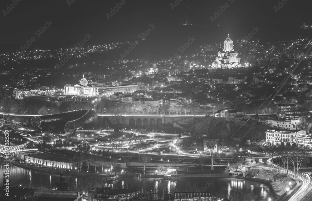 Top view of the  Tbilisi 
