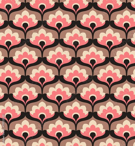 seamless vintage flower pattern
