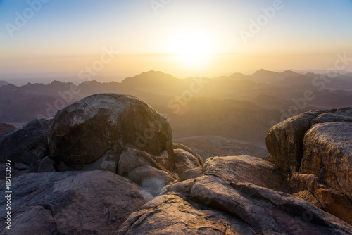 view from Mount Moses