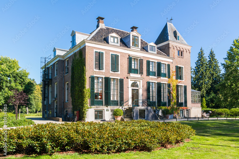 Manor estate Boekesteyn in 's Graveland, Gooi district, Netherlands