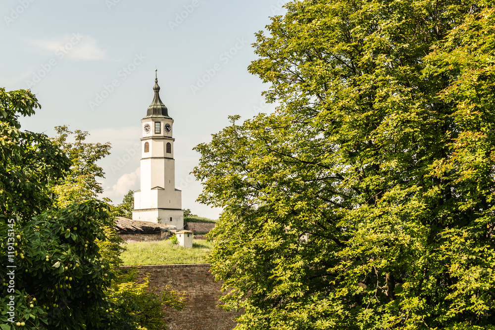 Belgrade, Serbia - July 29, 2014: The Kalemegdan fortress Belgrade, Serbia - July 29, 2014: The Kalemegdan fortress
