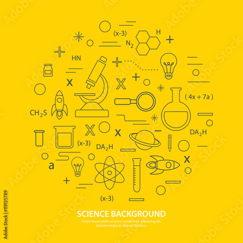science icon background