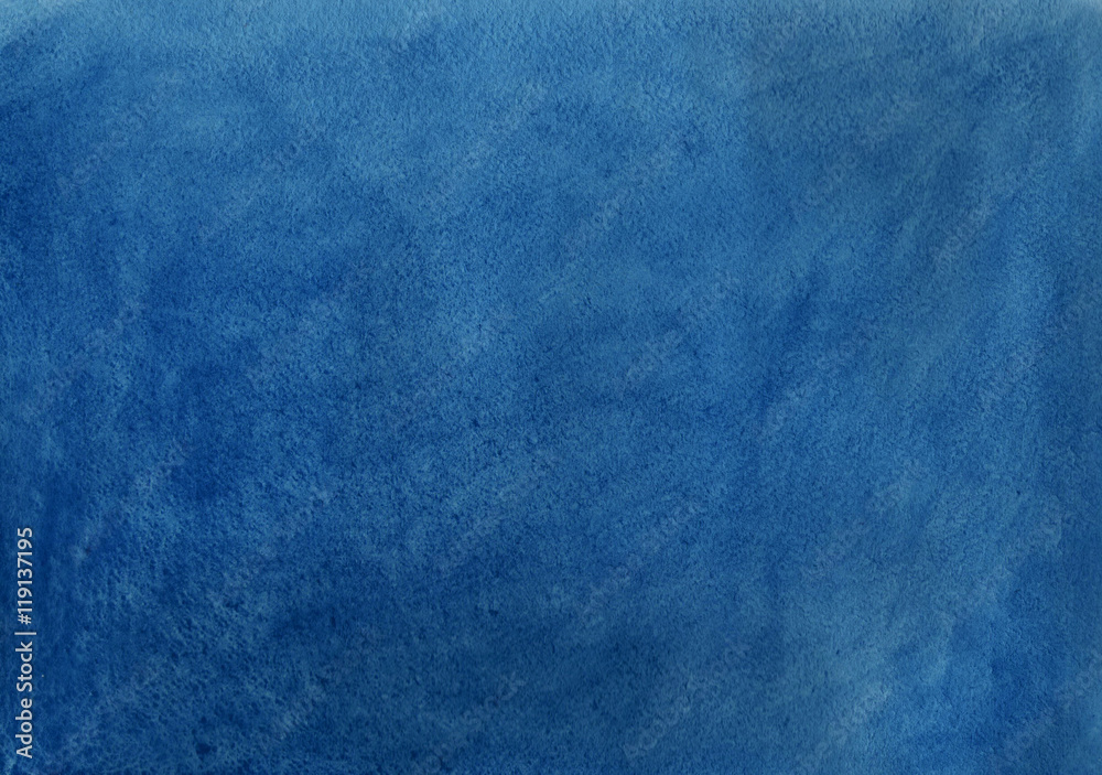 Obraz Streszczenie ciemnym niebieskim tle akwarela