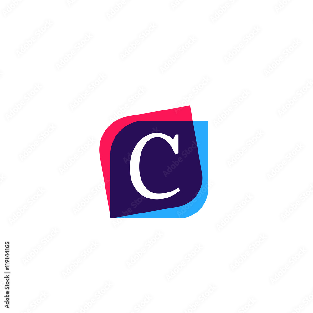 C letter sign company symbol vector design C letter sign company symbol vector design
