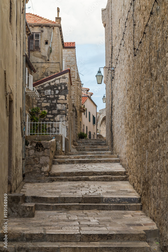 Streets of Dubrovnik Old Town