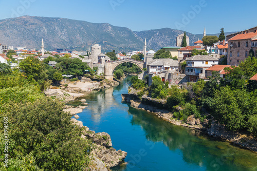 Mostar Skyline at Night