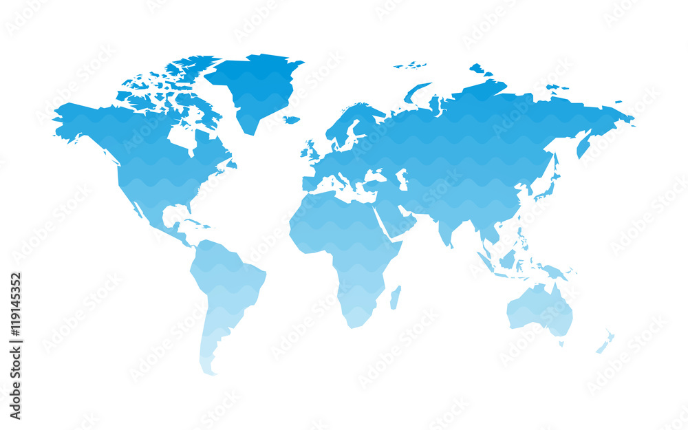 blue world map waves of water blue world map waves of water