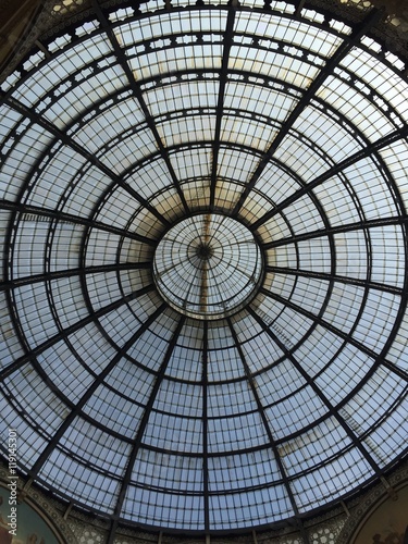 Cupola della Galleria Vittorio Emanuele II, Milano, Italia