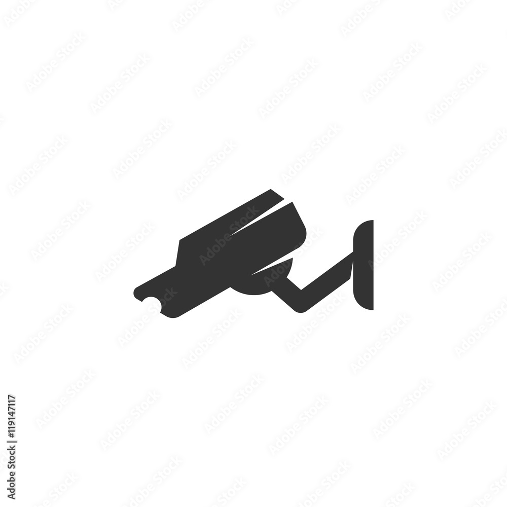 Security camera icon isolated on white background Security camera icon isolated on white background
