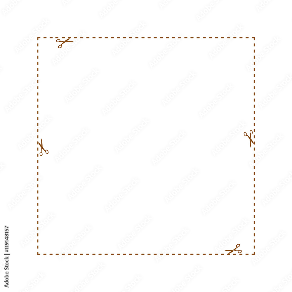 Set of coupon border Set of coupon border