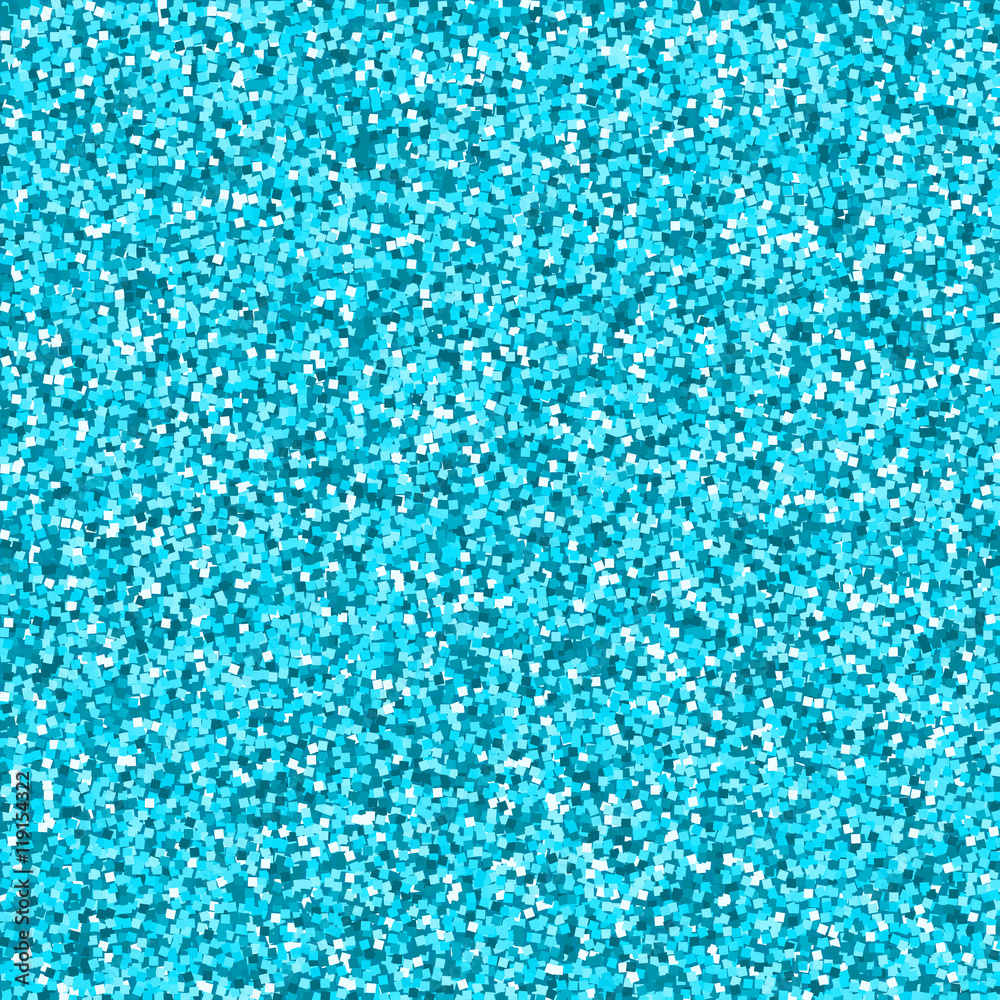 Obraz premium Turquoise glitter texture pattern. Vector illustration.