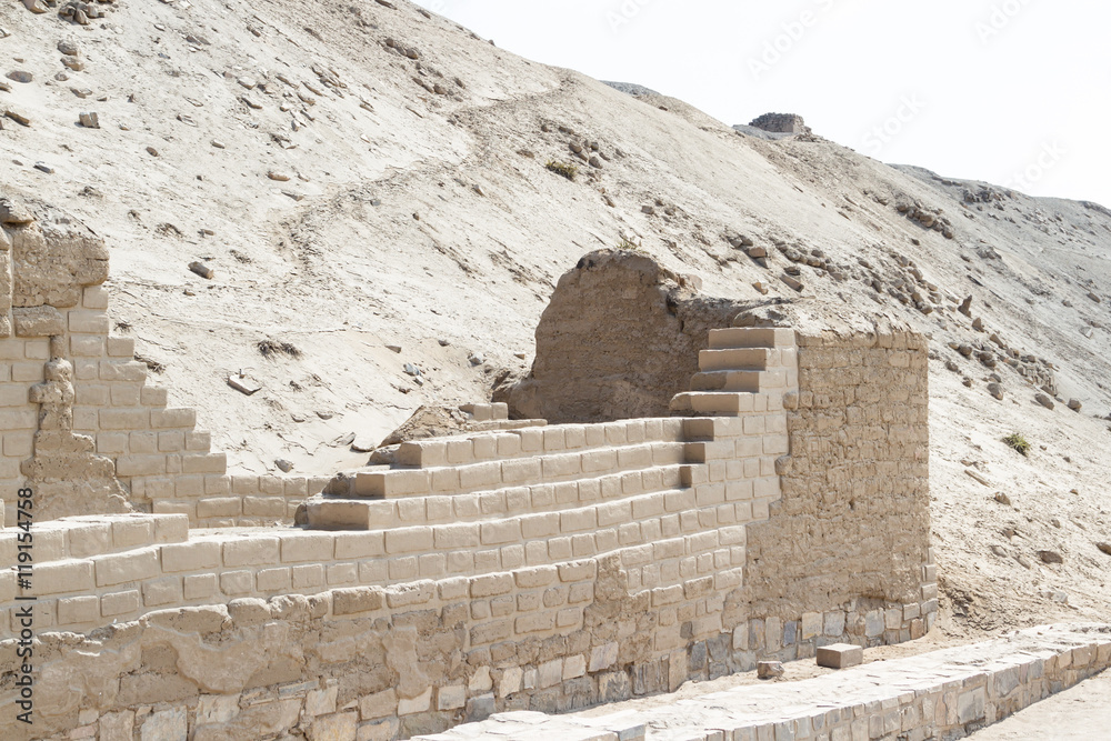 Archeological Complex of Pachacamac in Lima