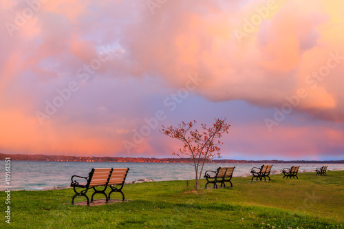 Early Morning Storm Over Traverse Bay photo