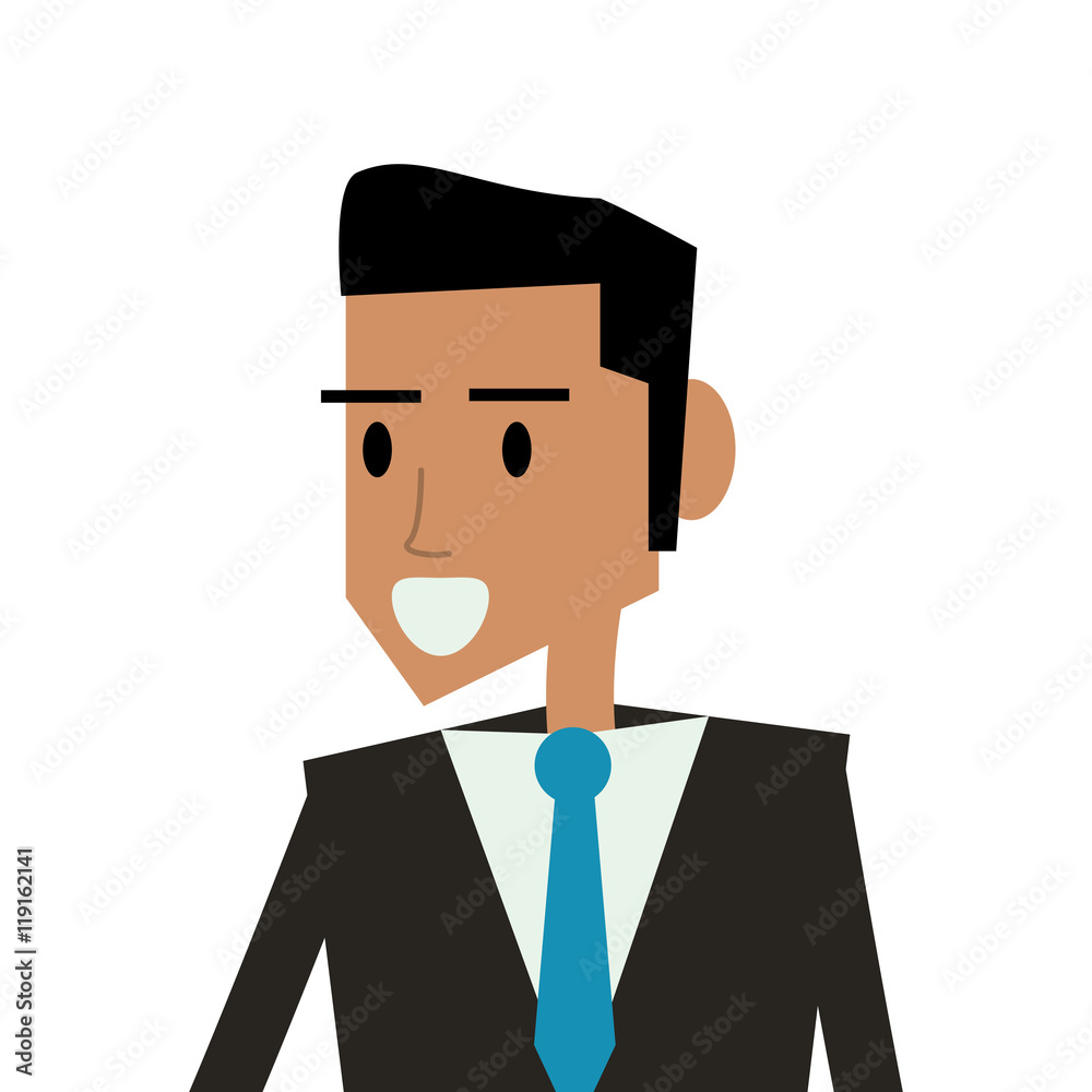 flat design man character icon vector illustration flat design man character icon vector illustration