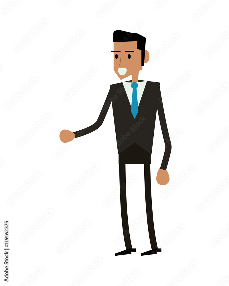 flat design man character icon vector illustration flat design man character icon vector illustration