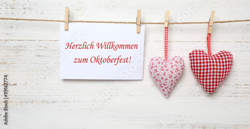 Herzlich Willkommen zum Oktoberfest