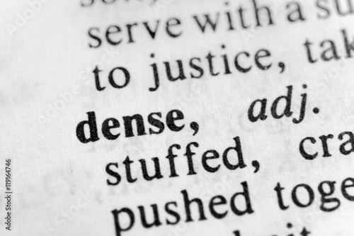 Dense photo