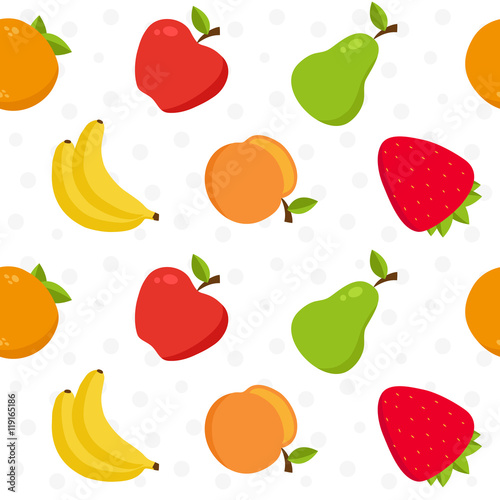 Fototapeta Naklejka Na Ścianę i Meble -  Fruit pattern