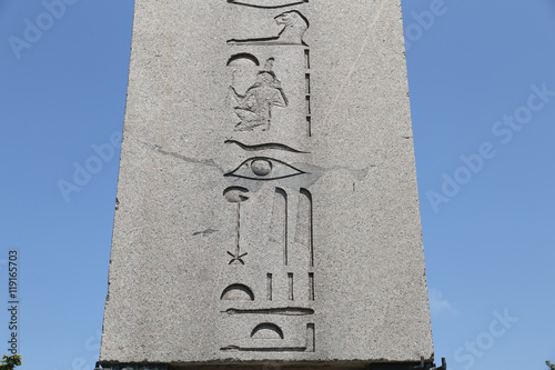 Obelisk of Theodosius in Istanbul City