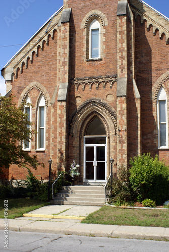 Fototapeta Naklejka Na Ścianę i Meble -  Exterior of Church Entrance
