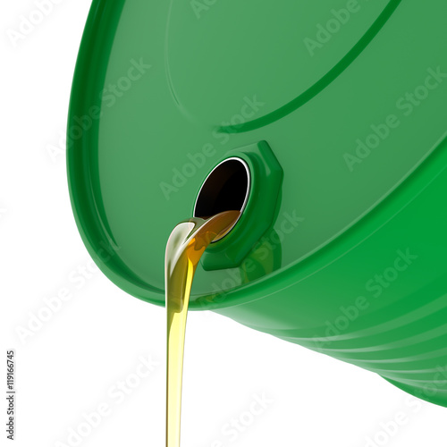 Valokuva Pouring motor oil or gasoline