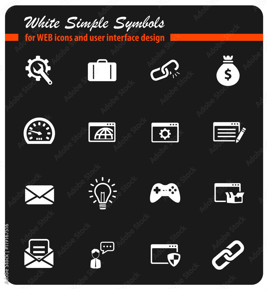 seo and development icon set seo and development icon set