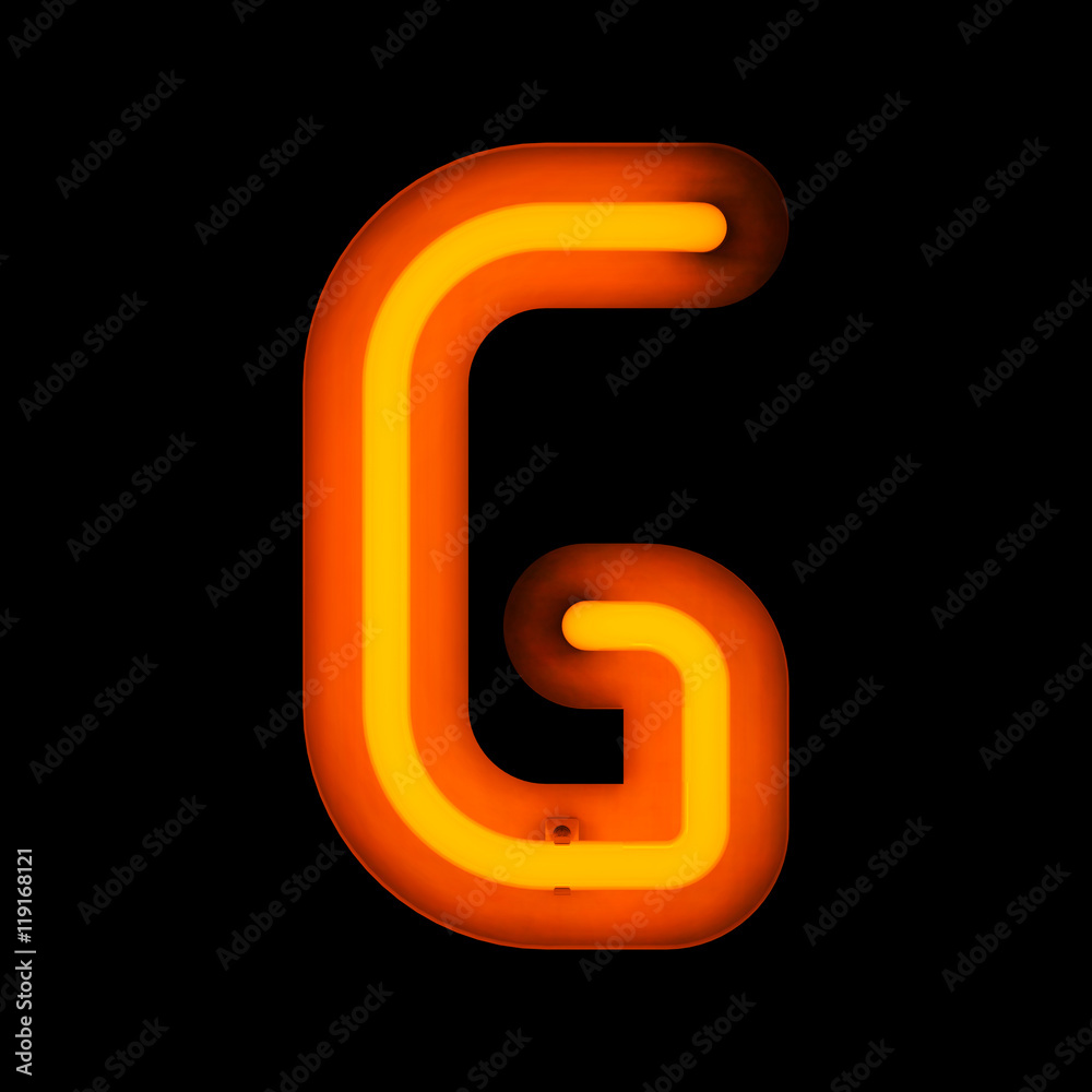 Neon Letter G (Rounded) Neon Letter G (Rounded)