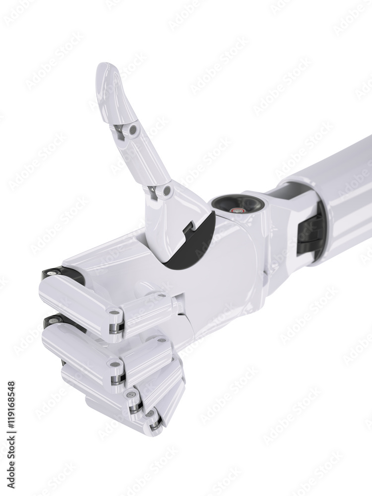 Robot Approval Thumb Up Ok Gesturing 3d Illustration Concept Robot Approval Thumb Up Ok Gesturing 3d Illustration Concept