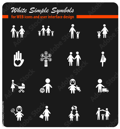 family icon set