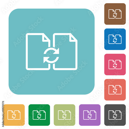 Flat Swap documents icons
