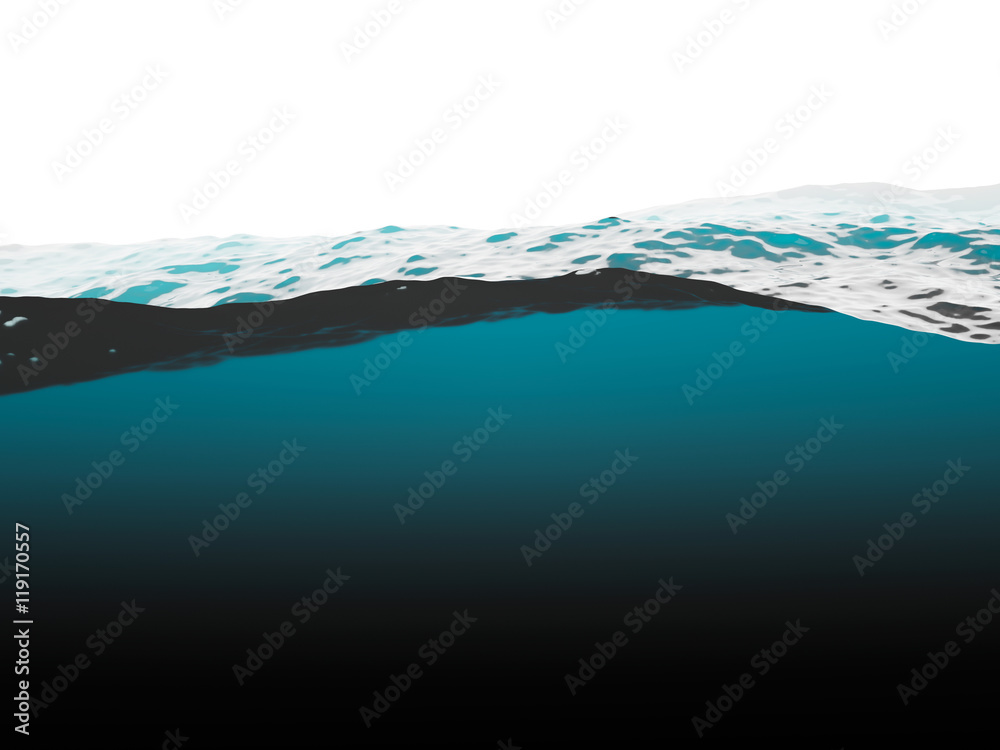 Water surface with waves background