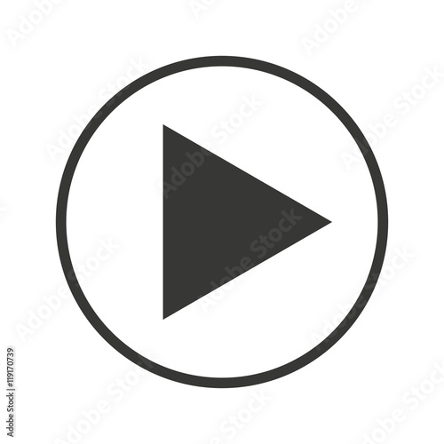 Free Download media player button play icon - GFXLoad