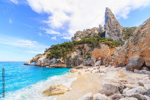 A view of Cala Goloritze beach, Sardegna photo