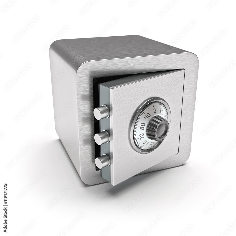 Open safe box Open safe box