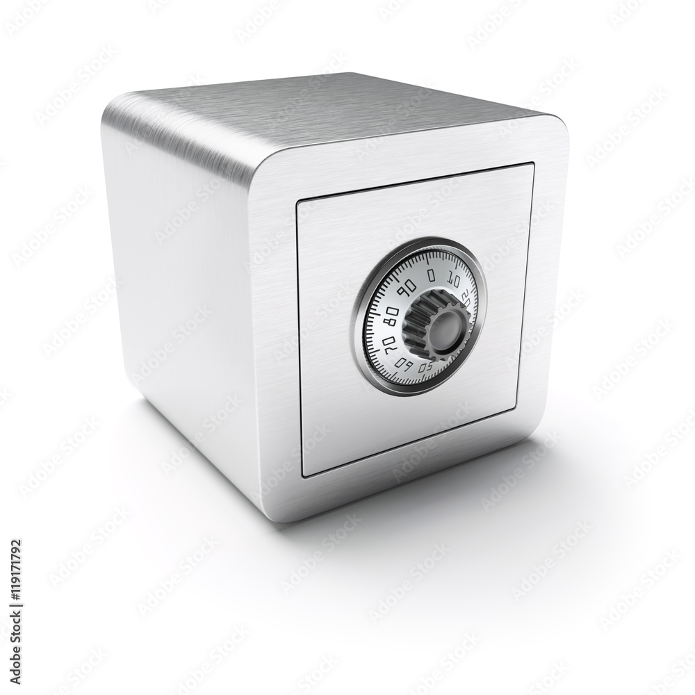 Safe box isolated on white Safe box isolated on white