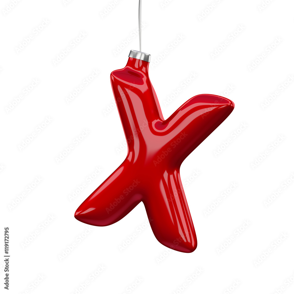 Christmas Tree Font: X Christmas Tree Font: X