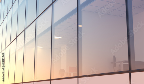 Modern office windows
