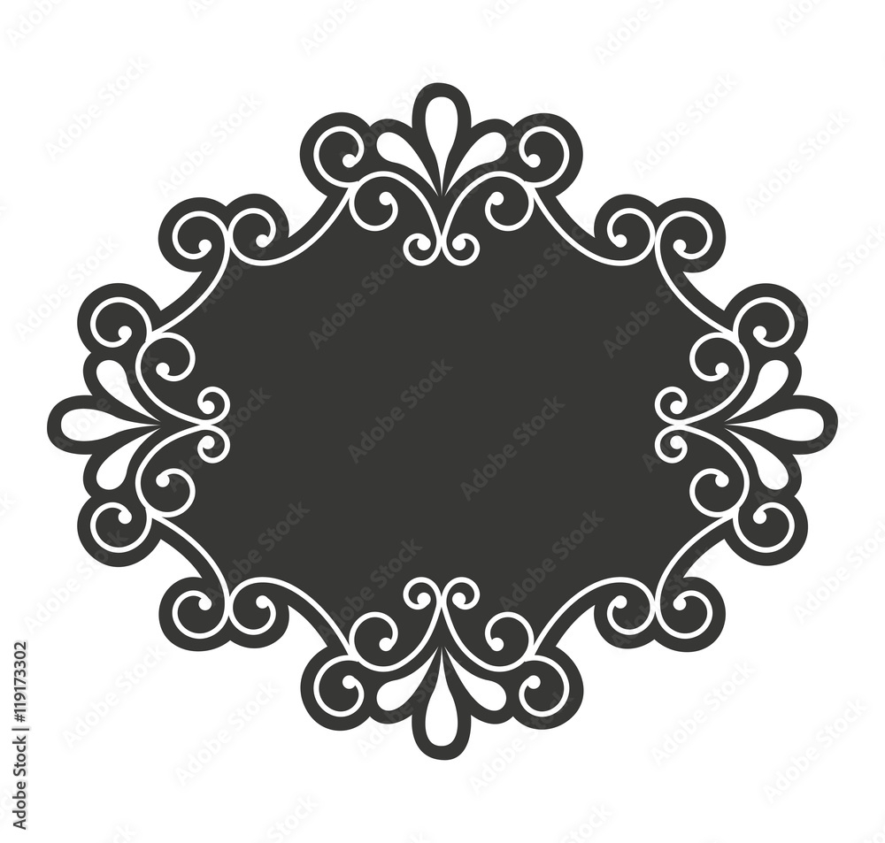 elegant frame decoration isolated elegant frame decoration isolated