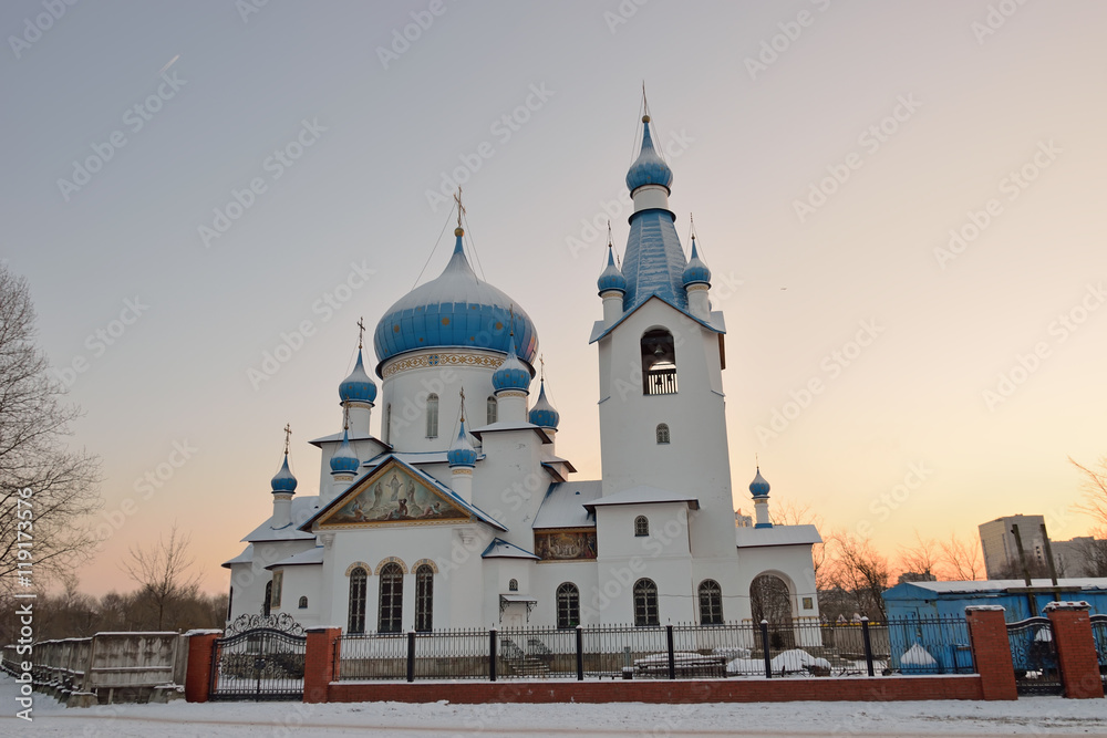 The Church of the Nativity in the Park Pulkovskaya