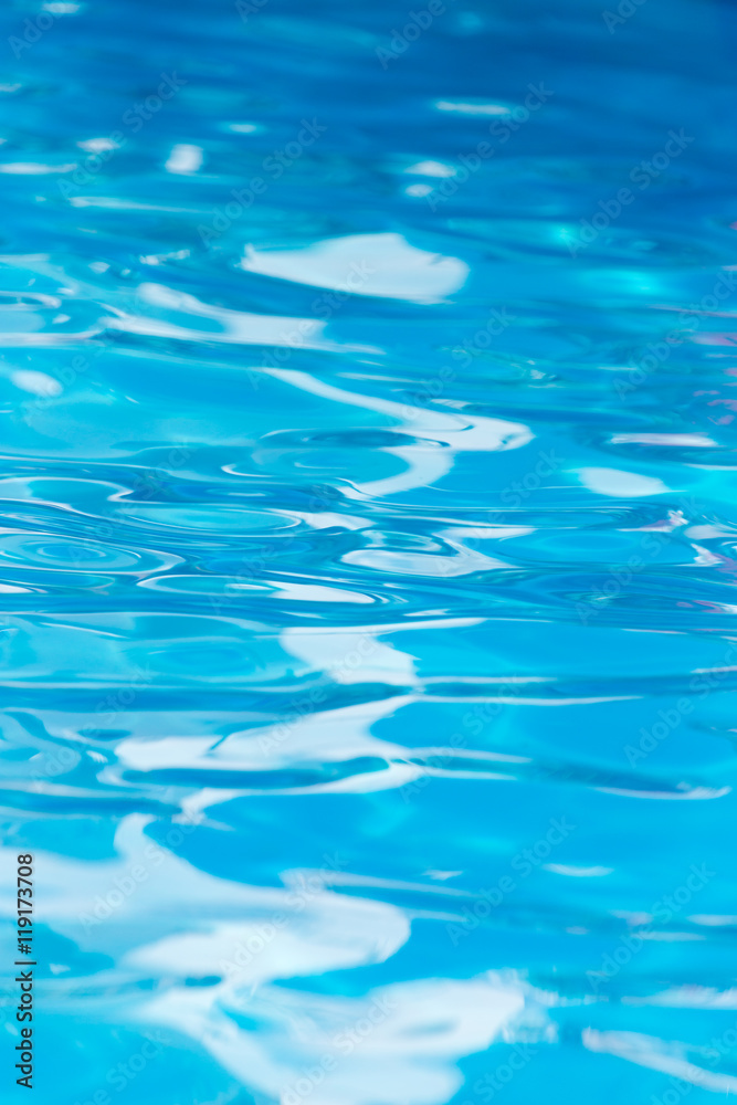 expanse of blue water in the pool as a background expanse of blue water in the pool as a background