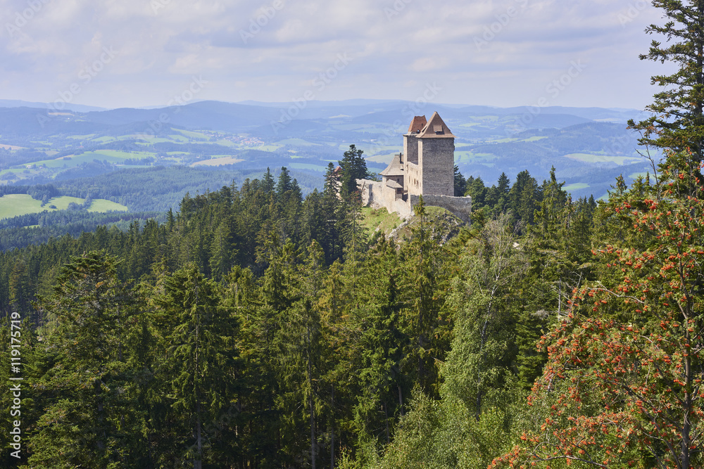 The Kasperk castle in Czech Republic