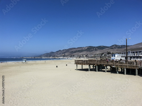 beach at Morro bay with pier © travelview