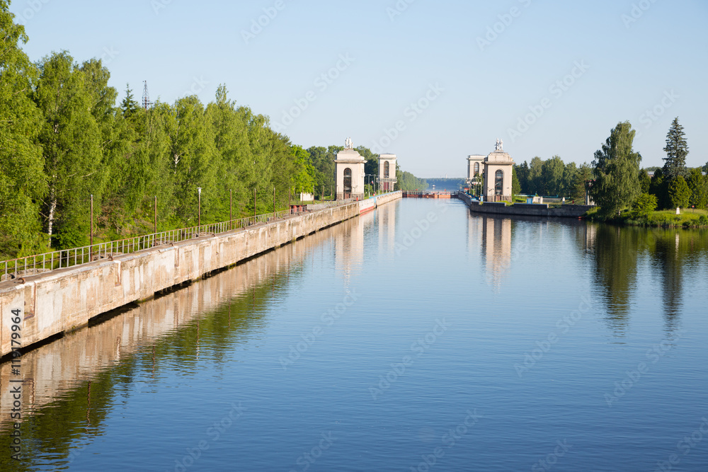 Locks on the Moscow Canal