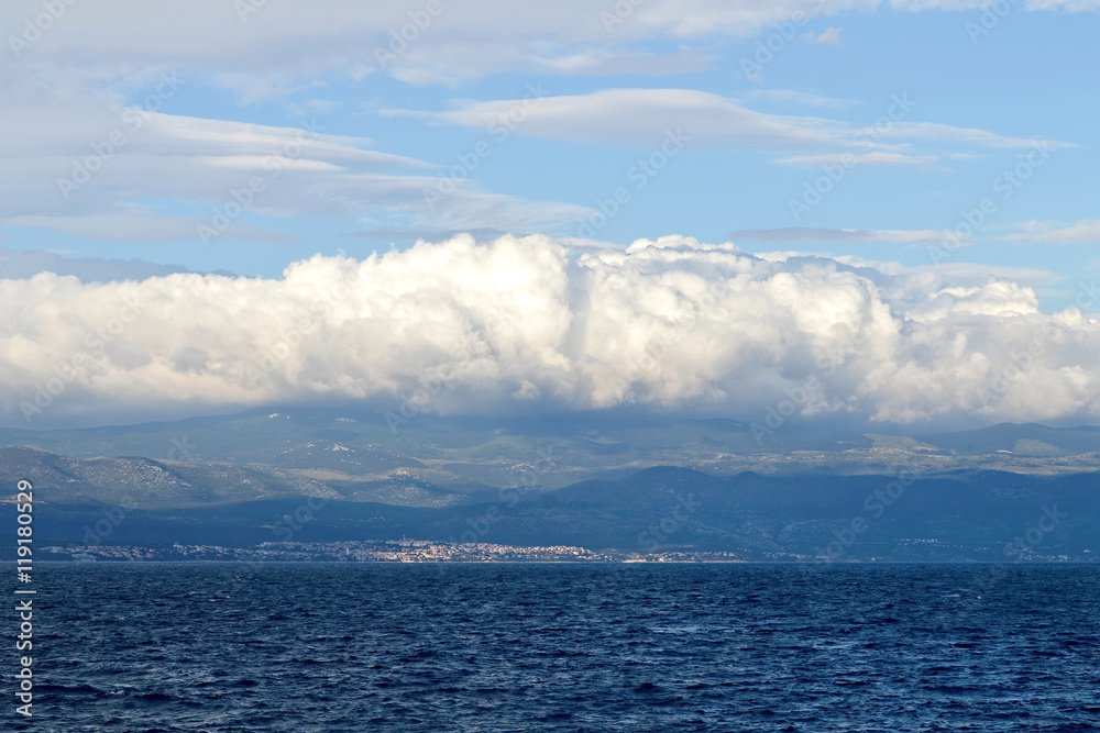 View from Island of Krk, Croatia