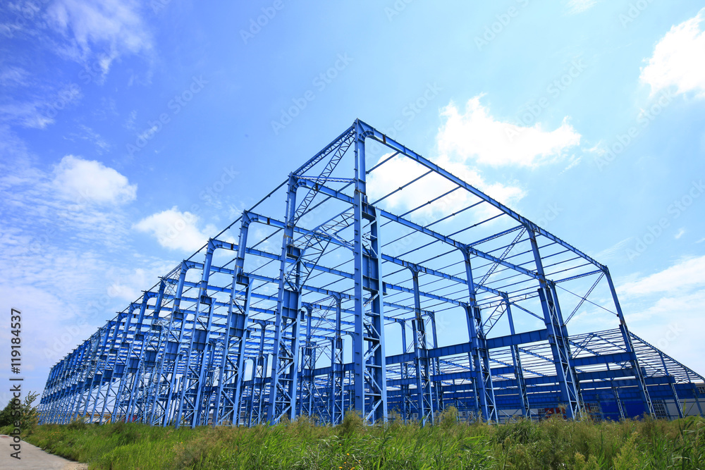 The construction of steel structure