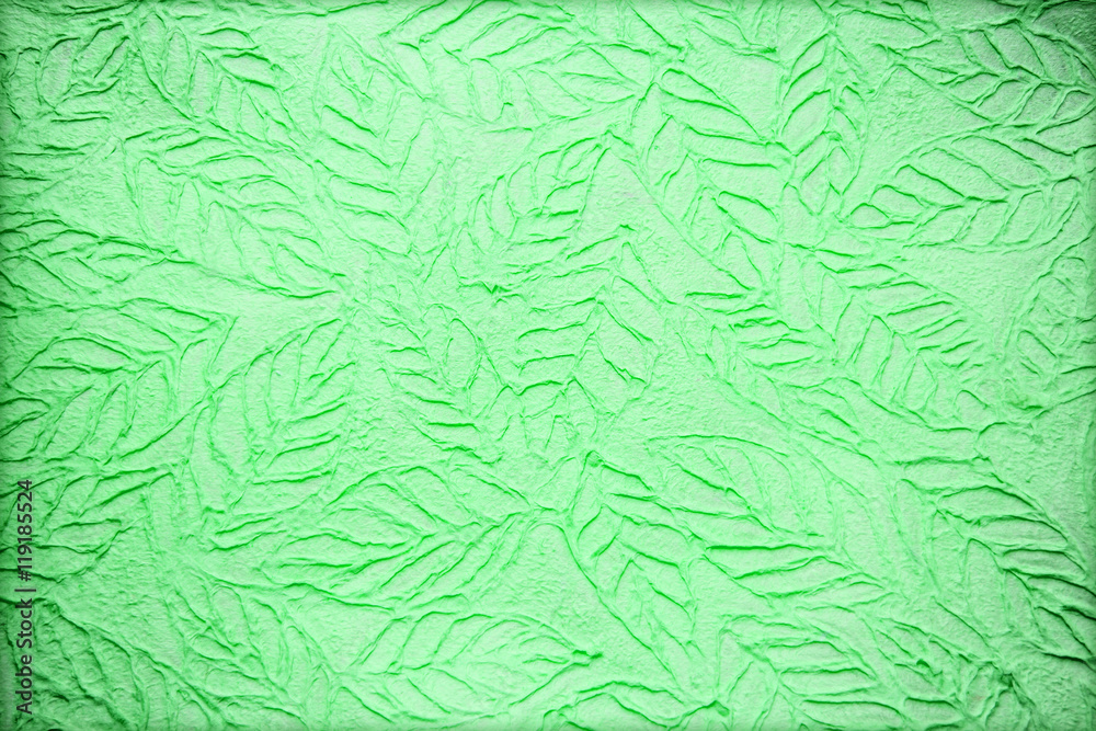 handmade mulberry paper background with leaves