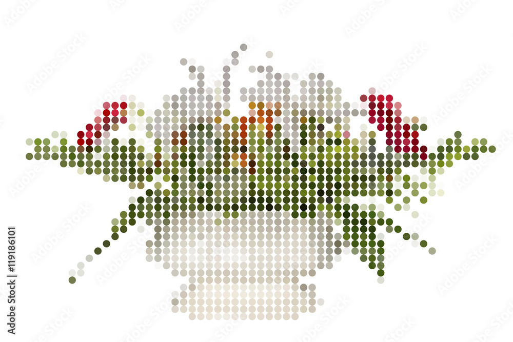 Fototapeta premium Flower in vase